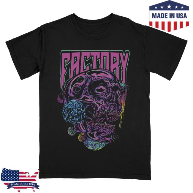 Official Wobble Factory Factory Skull Hot Shirt