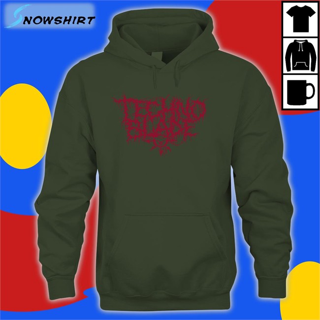 Technoblade Metal Font T Shirt Technoblade Merchandise Technoblade Merchandise Technoblade Metal Font Hooded Sweatshirt