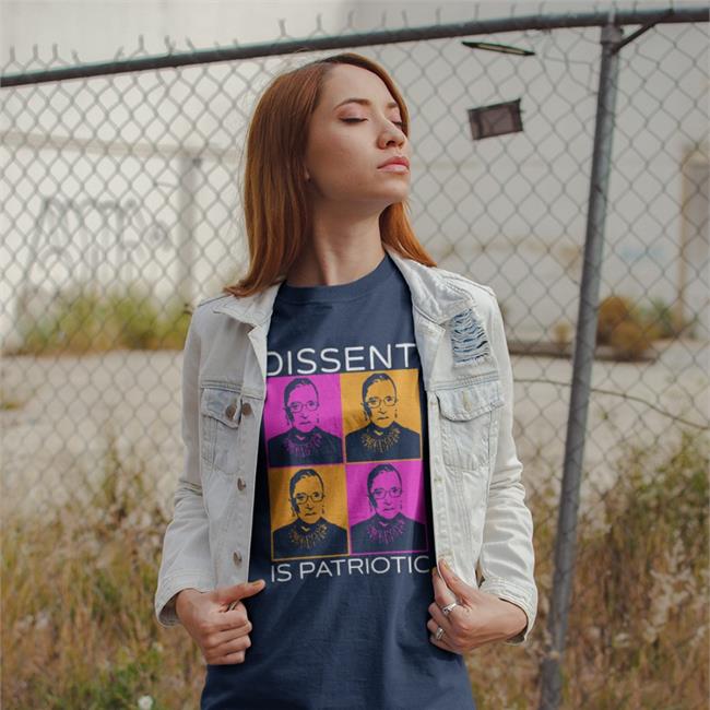 RBG Dissent Is Patriotic T-Shirt Megan Ranney MD MPH Ruth Bader Ginsburg Dissent Is Patriotic Shirt