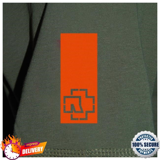 Official Rammstein Merch Store Rammstein Attractive Shirt ”Logo” *Green*