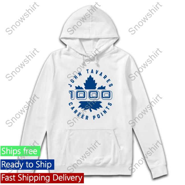 Official Toronto Maple Leafs John Tavares 1000 Career Points Shirt