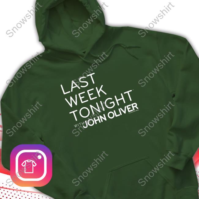 Shop HBO Merch Last Week Tonight with John Oliver Logo Shirt