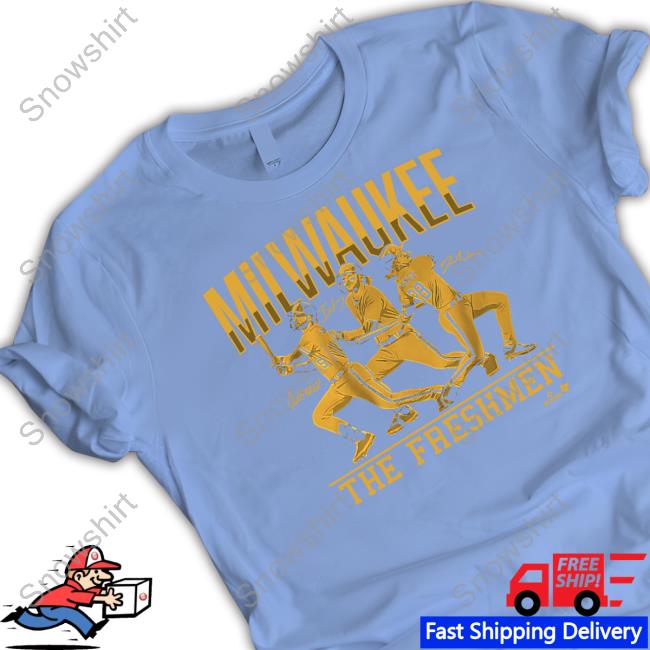 Breakingt Merch Brice Turang Joey Wiemer & Garrett Mitchell Milwaukee The Freshmen Tee