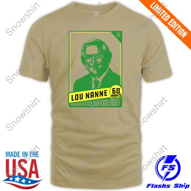 Lou Nanne Minnesota State High School Hockey Top Shirt