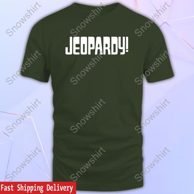 Jeopardy Logo Shirts Official Jeopardy Merchandise Jeopardy Logo Navy Tee