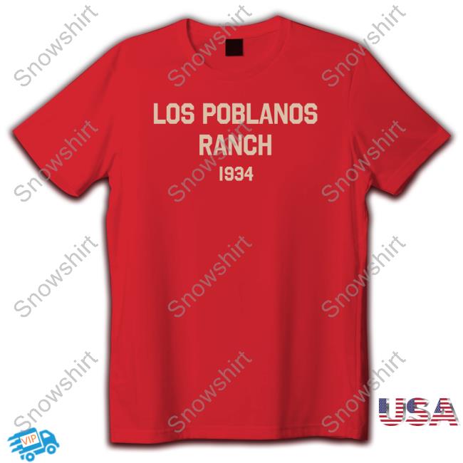 Jensen Ackles Los Poblanos Ranch 1934 T Shirt Official Los Poblanos Ranch 1934 T Shirt