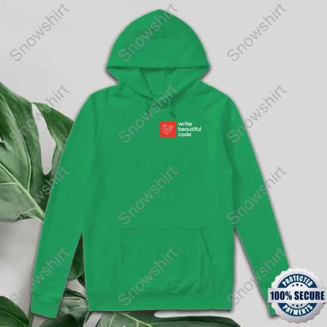 Laravel Merch Write Beautiful Code Tee Taylor Otwell