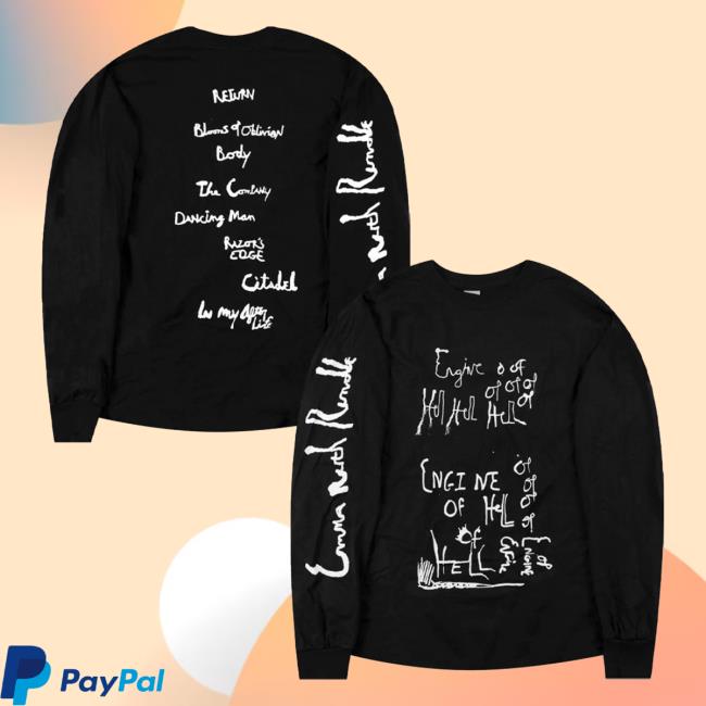 Official Hello Merch Emma Ruth Rundle Lyrics Black Crew neck Hellomerch