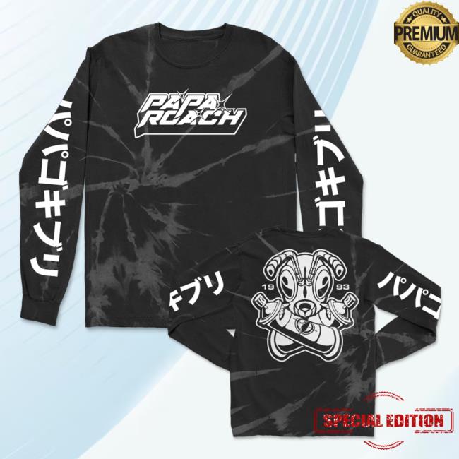Official Papa Roach Mascot Pest Sweater Black Dye Paparoach