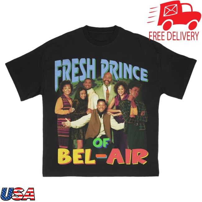 Official Do Not Disturb Clothing Store Shop Dnd By Ferris Fresh Prince Of Bel-Air Tee Shirt Black