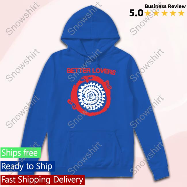 Better Lovers Spiral Teeth Hoodie Better Lovers Spiral Teeth Long Sleeve Tee