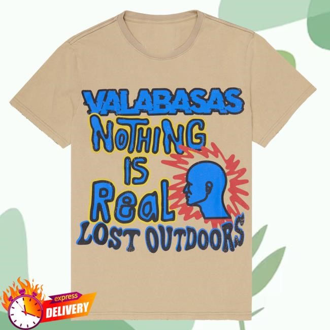Official Valabasas "Not Real" Vintage Shallow Khaki Tshirt