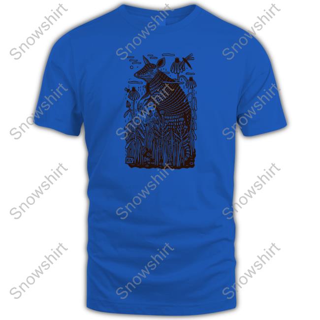 Kathleen Neeley Ok Fauna Armadillo Shirt Flash Flood Print Shop Shirts Kathleen Neeley Ok Fauna Armadillo T-Shirt