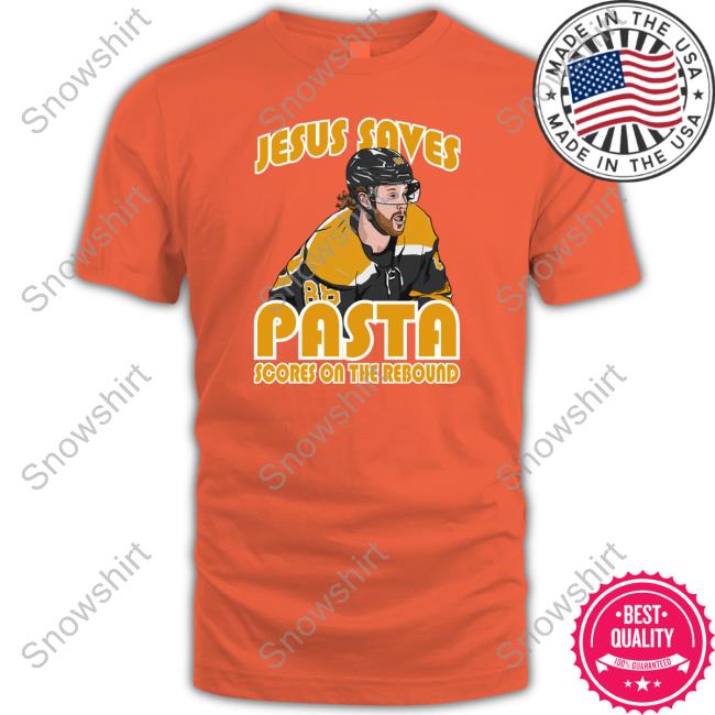 Barstool Sports Kfc Radio Merch Jesus Saves Pasta Scores On The Rebound T Shirts Jesus Saves Pasta Scores On The Rebound T Shirt