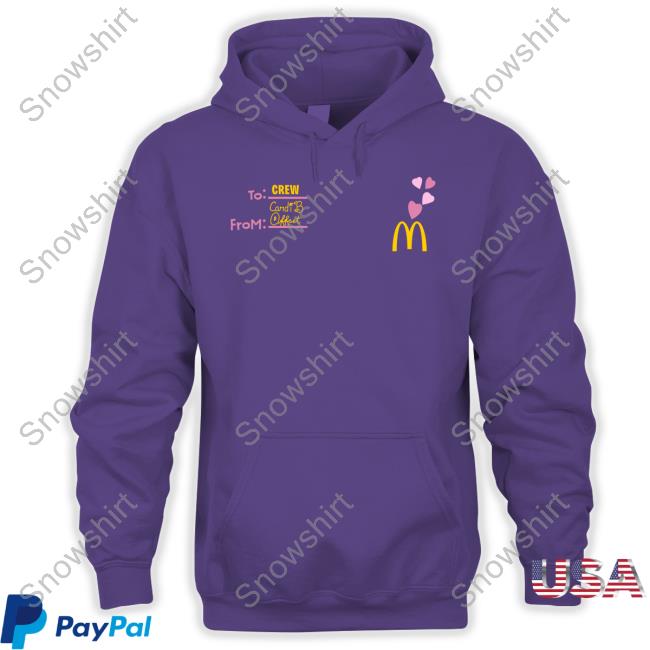 Official Mcdonald's To Crew From Cardi B Offset Tee Shirt Mcdonald’S To Crew From Cardi B Offset T Shirts
