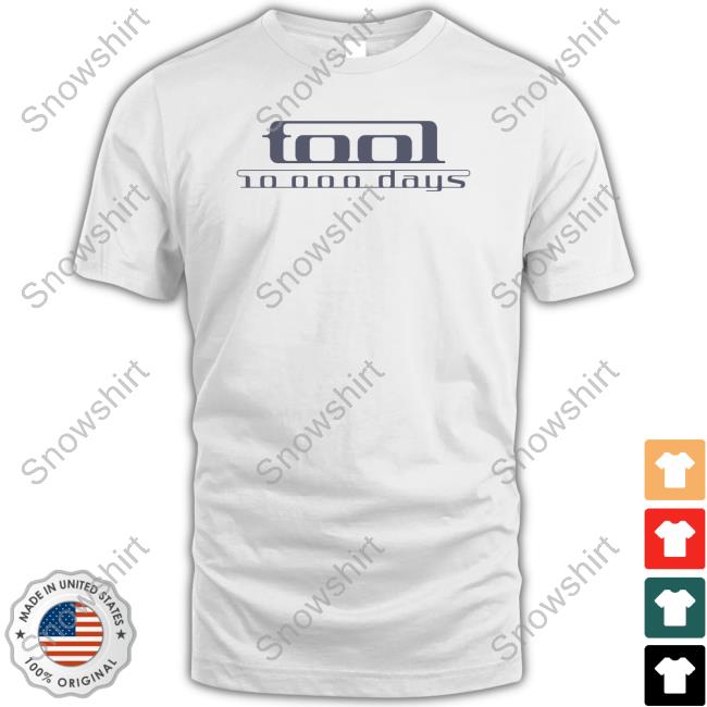 Tool Muisc Merch 10,000 Days Logo T Shirt
