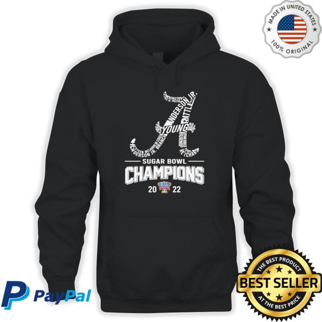 2022 Sugar Bowl Champions Alabama Crimson Tide Players Names Logo Tee 2022 Sugar Bowl Champions Alabama Crimson Tide Players Names Logo Shirt
