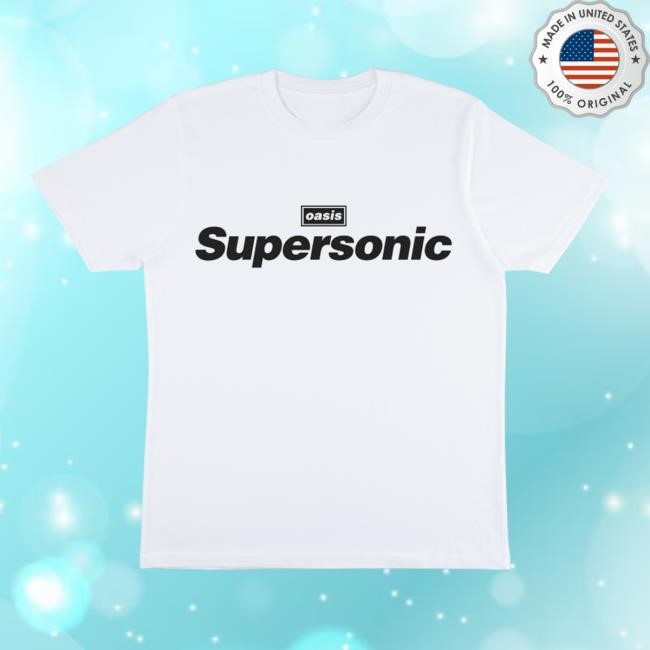 Oasis Merch Supersoni White S/s Shirt Oasis Shop