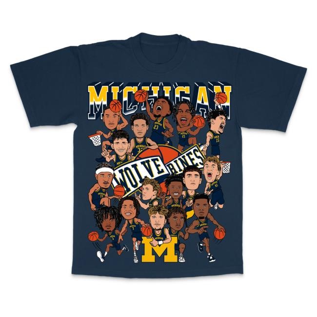 City Pride Michigan Caricature Tee White By KIWICLO