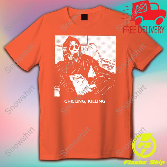 Official Chilling Killing Ringer Hoodie Official Chilling Killing Ringer Shirt