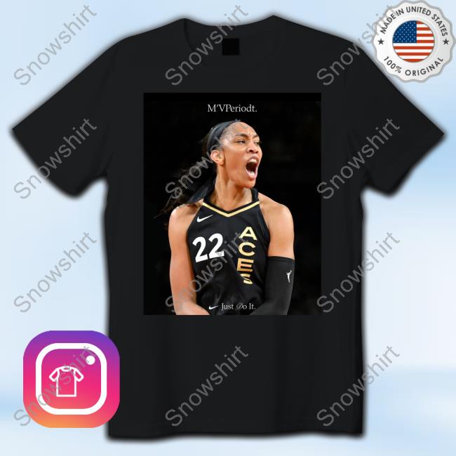 Official A’Ja Wilson M’Vperiodt Tee Just Do It