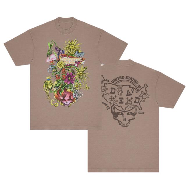 United States Of Dead Grateful Dead Merch Store Colorado United States Of Dead Tee Shirt Grateful Dead Merch Store Colorado United States Of Dead New T Shirt