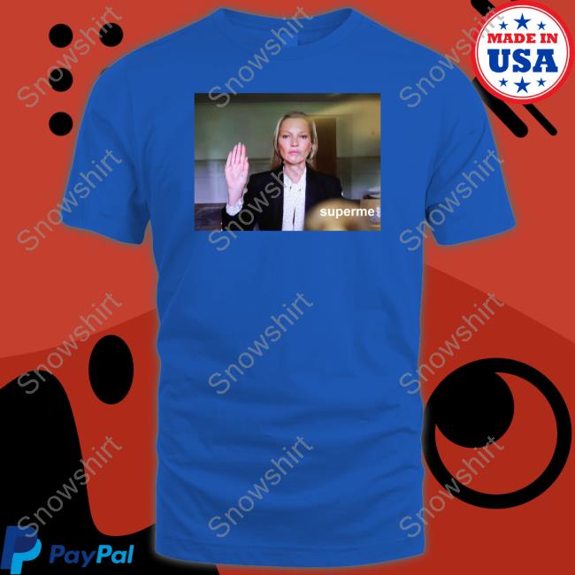 Official Justin Theroux Kate Moss Superme Hooded Sweatshirt Official Justin Theroux Kate Moss Shirt