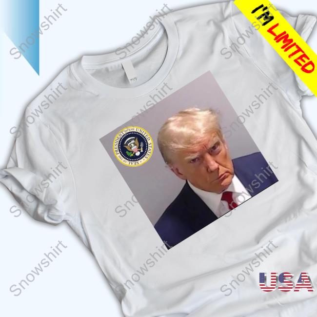Official Trump Mugshot Sale Of The President Of The United States Shirt Vernon Jones