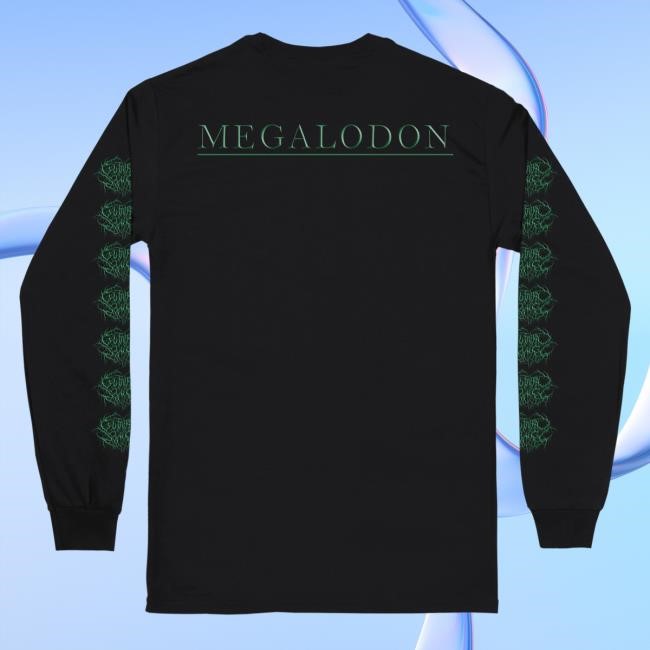 Official Reality Fade Merch Store Guttural Slug 'Megalodon' Long Sleeve Shirts RealityFade