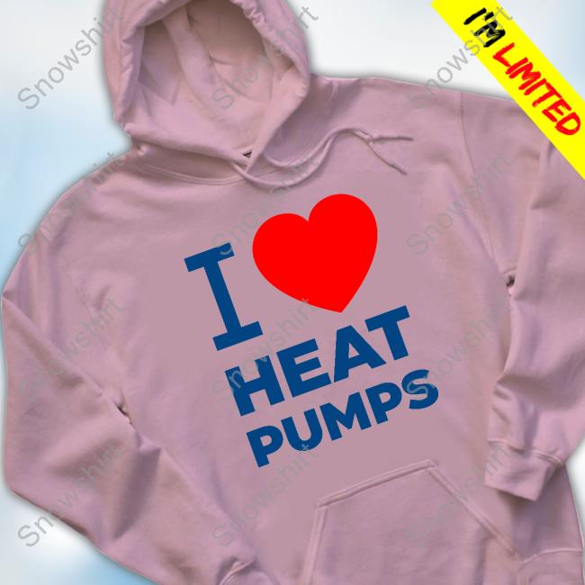 Official I Love Heat Pumps Tee Official I Heart Heat Pumps Shirt