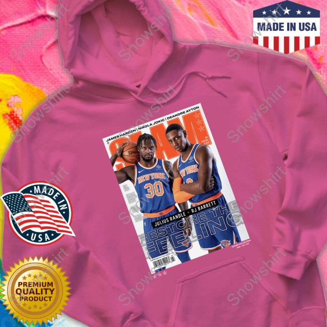 Slam Cover Julius Randle & Rj Barrett Restore The Feeling Slam 232 Tee