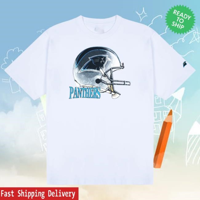 Official Golf Wang Merch Panthers Helmet T Shirt by Golf Wang x NFL
