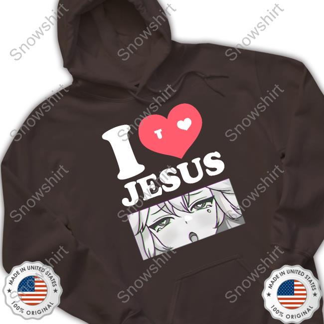 I Love Jesus Hoodie Black