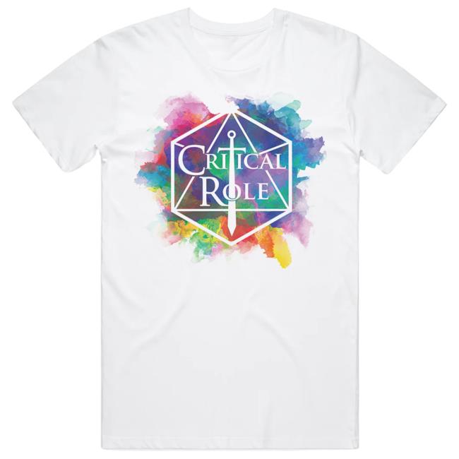 Official Critical Role Merch Store Shop Critical Role Watercolor Logo Popover Shirt CriticalRole