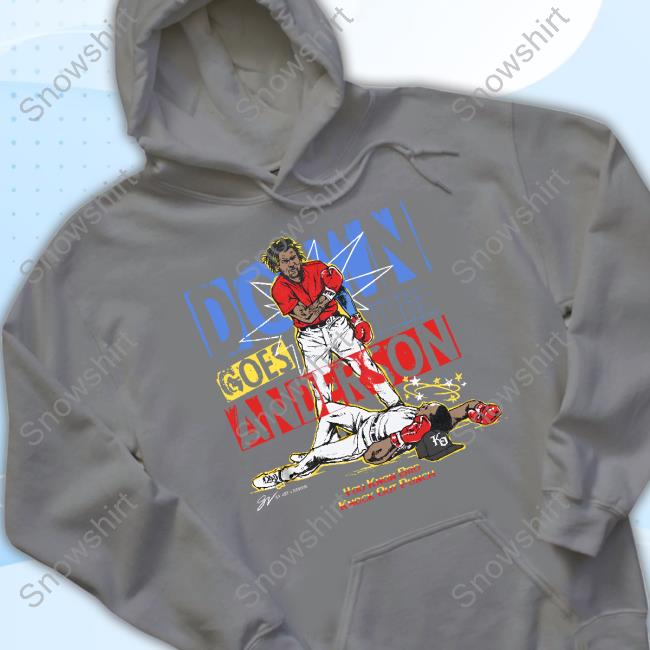 Down Goes Anderson Shirts Down Goes Anderson You Know Bro Knock Out Punch T Shirt