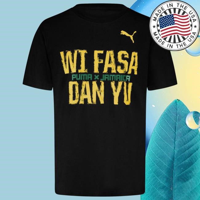 Official Puma Jamaica Wi Fasa Dan Yu New Tee Puma X Jamaica