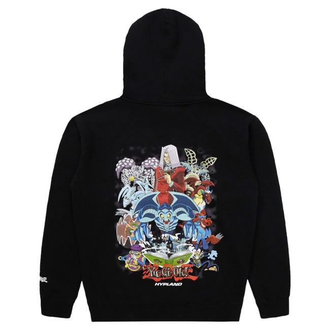 Official Hypland Clothing Merch Store Hypland Yugioh Pegasus Monsters Hooded Sweatshirt (Black)