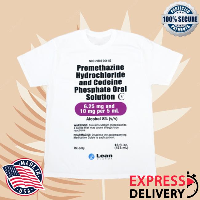 Official Money Boy Promethazine Hydrochloride And Codeine Phosphate Oral Solution Lean Shirts