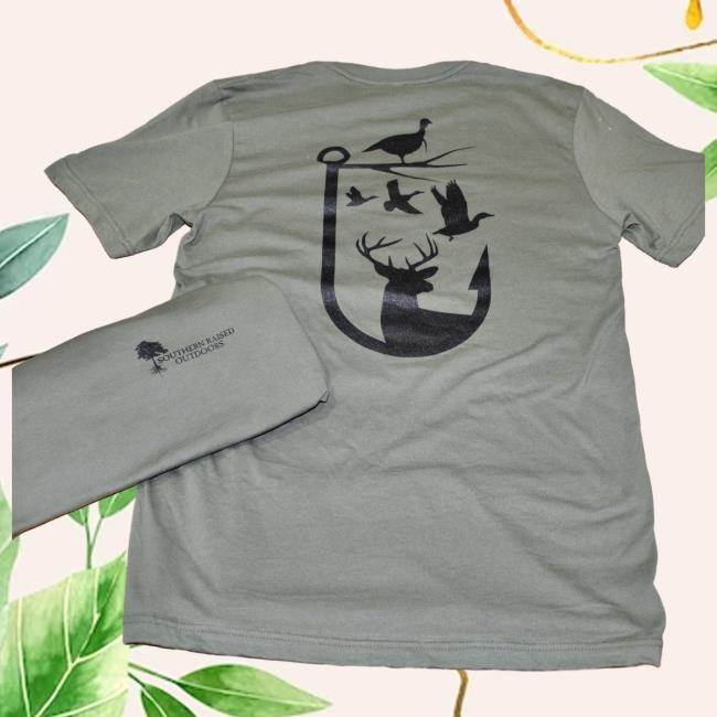 Official Southern Raised Apparel Clothing Logo Top Shirt