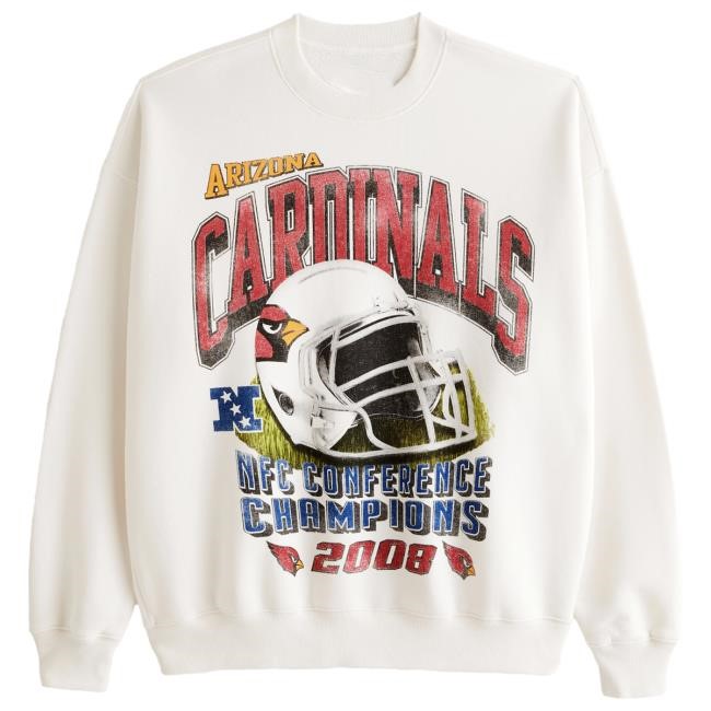 Arizona Cardinals Graphic Crew Sweatshirt With Bold NFL Art