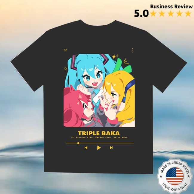 Official Grimruu Triple Baka Shirt Grimruu