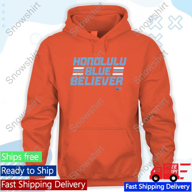 Athletelogos Detroit Honolulu Blue Believer Shirt Official Honolulu Blue Believer Tee