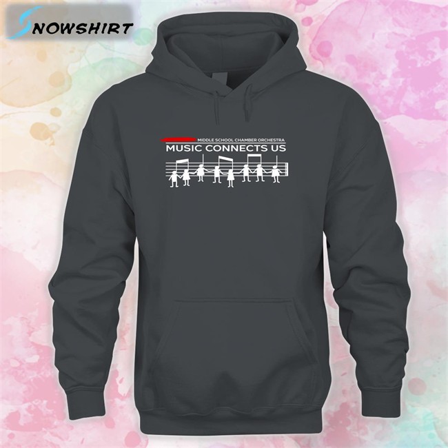 Threatening Music Notation Music Connects Us Sweatshirt Threatening Music Notation Music Connects Us Classic T-Shirt Black ThreatNotation