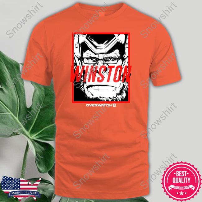 Gear Blizzard Shop Overwatch 2 Winston Headshot Shirt 6Arks Gear Blizzard Shop Overwatch 2 Winston Headshot T Shirt 6Arks