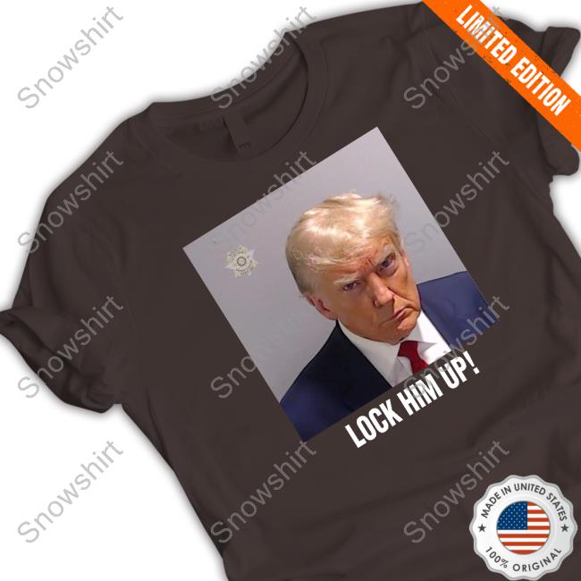 Jon Cooper Donald Trump Mugshot Lock Him Up Tee Jon Cooper Donald Trump Mugshot Lock Him Up T-Shirt