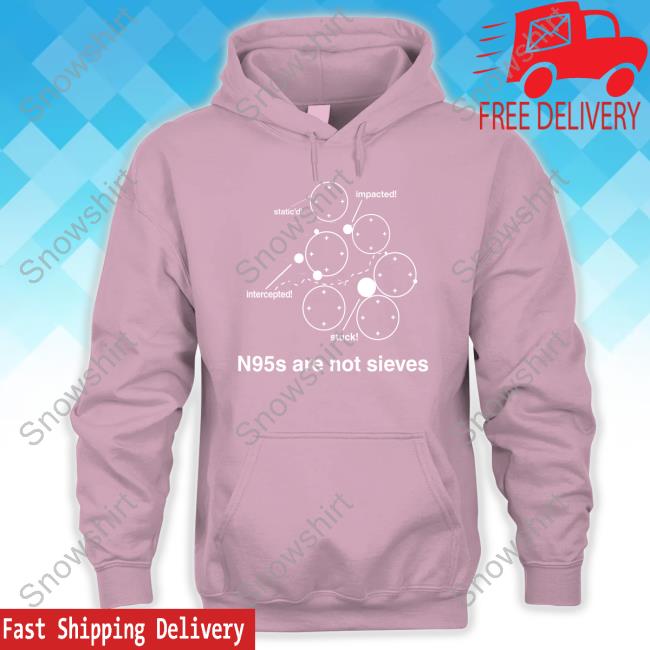Official N95s Are Not Sieves Static'd Impacted Intercepted Stuck Shirt