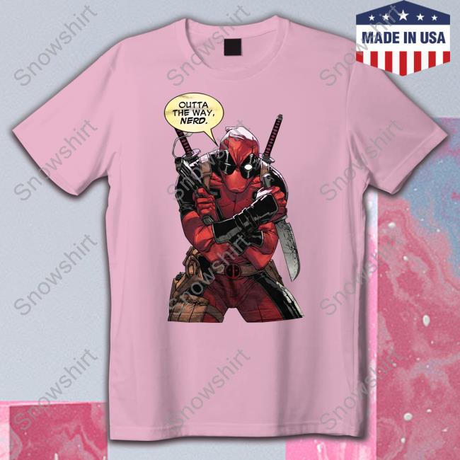 Deadpool Nerd Long Sleeve Tee