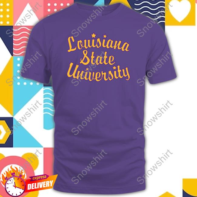 Homefield Apparel Shop Retro Louisiana State University Script Shirt