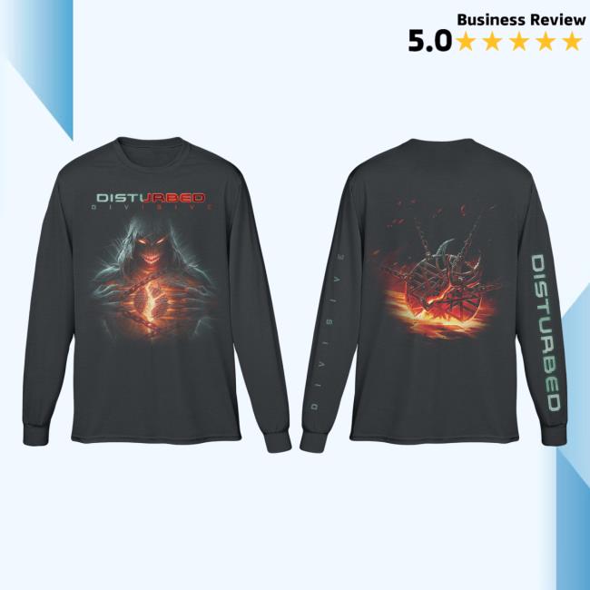 Official Disturbed Merch Store Disturbed Divisive Long Sleeve Top Shirt Disturbed1