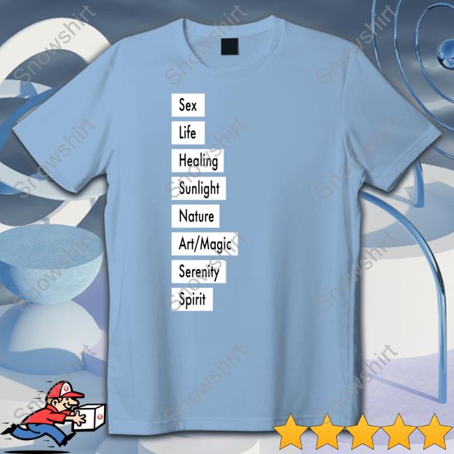 Sex Life Healing Sunlight Nature Art Magic Serenity Spirit Tee Shirt Sex Life Healing Sunlight Nature Art Magic Serenity Spirit Tee Ajobyajo Merch